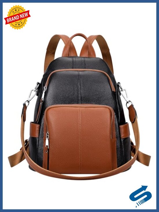 Genuine Leather Convertible Backpack Anti-theft Shoulder Bag main image 4